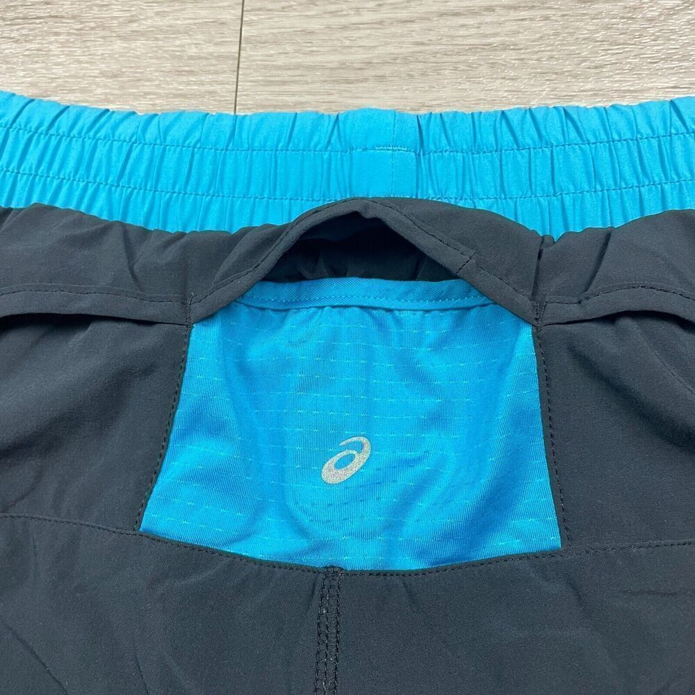 Asics Womens Shorts Small Black Running Napa Valley Marathon Active Athletic - Picture 7 of 11